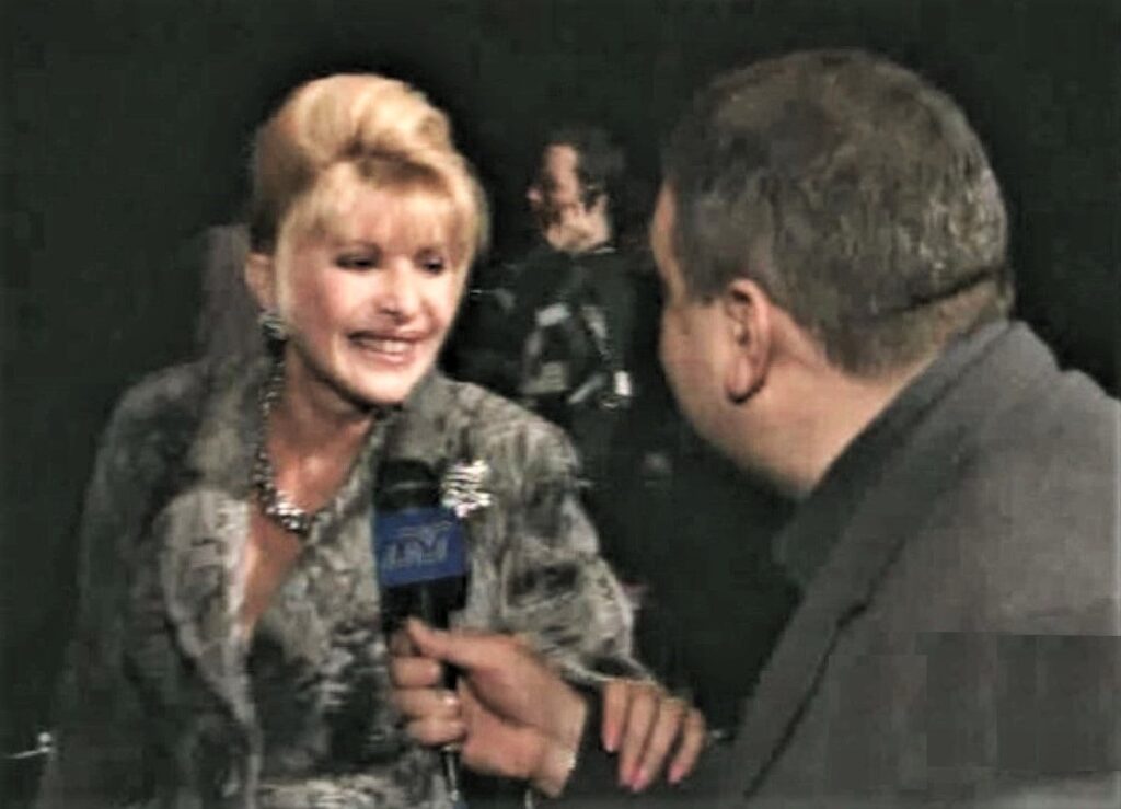 Любомир Стойков интервюира Ивана Тръмп в Ню Йорк, 2001 г.
Фото: Личен архив на Любомир Стойков