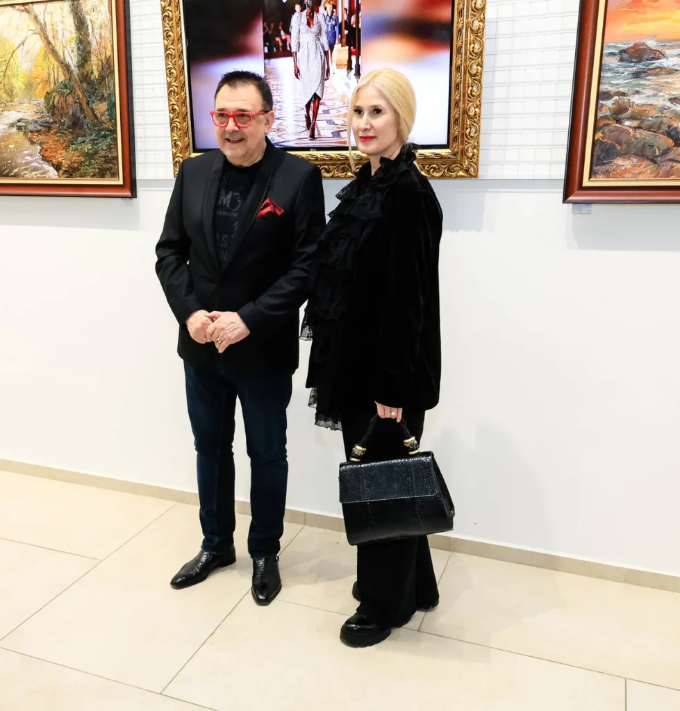 Проф. Любомир Стойков и Даниела Таванарска. Х
Фото: Академия за мода / Хайлайф