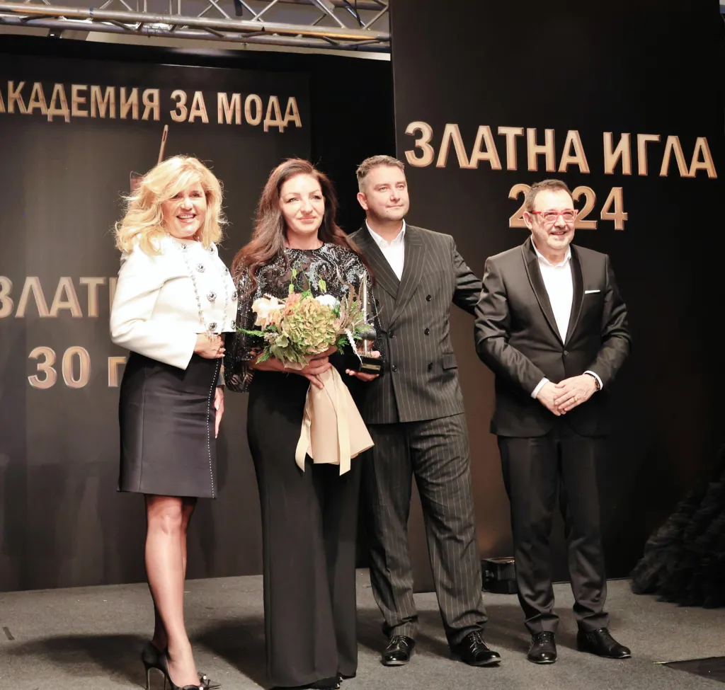 Арх. Весела Мирянова, Поля Кинова, Мариян Кутев и проф. Любомир Стойков.