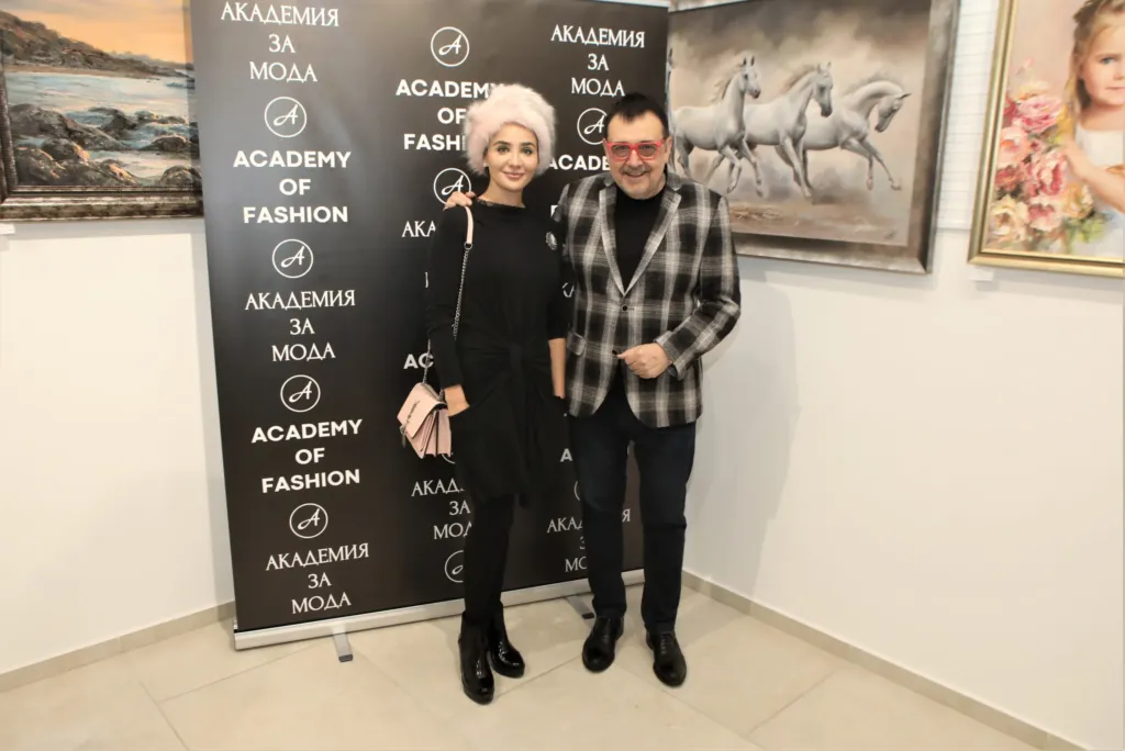 Проф. Любомир Стойков и Елен Колева. Фото: © Академия за мода / Хайлайф