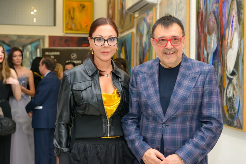 Проф. Любомир Стойков и Виолина Маринова. Фото: © Академия за мода / Хайлайф