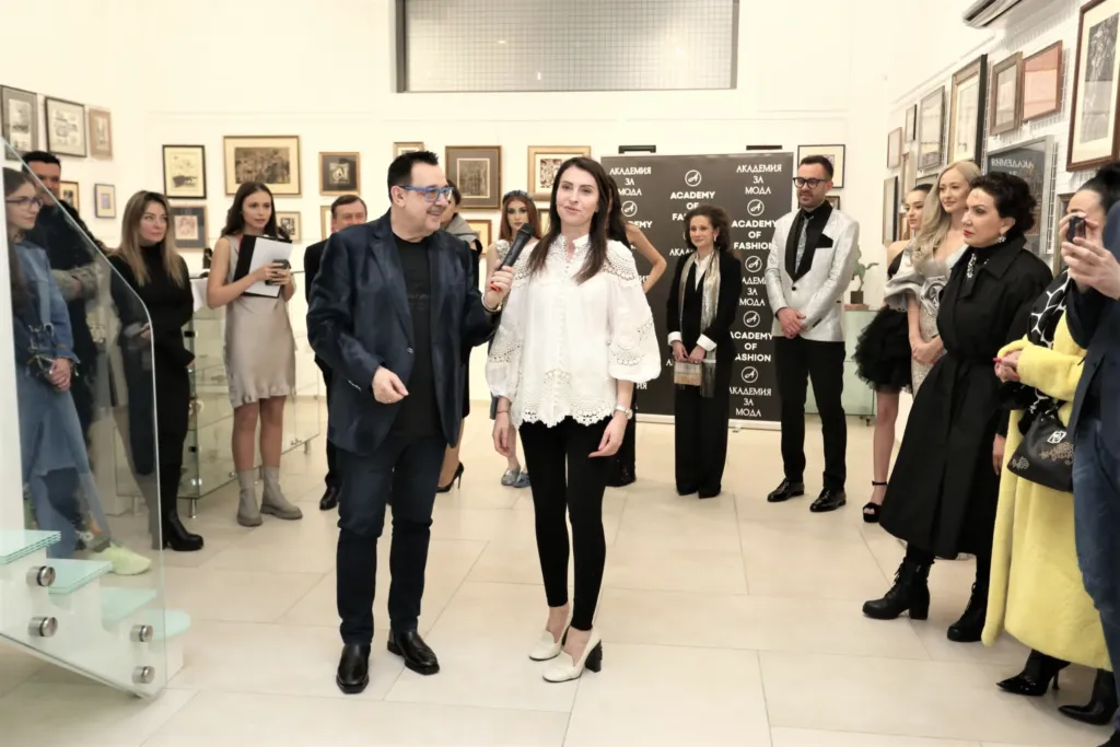 Проф. Любомир Стойков и София Борисова по време на събитието. Фото: © Алма комуникация / Петър Станев