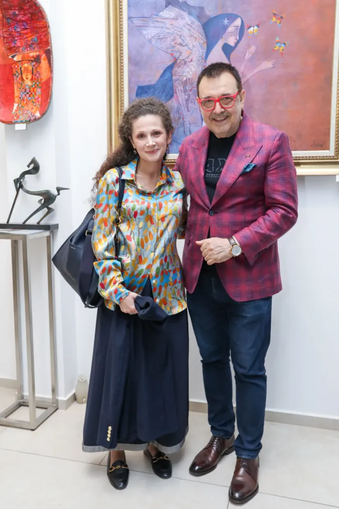 Проф. Любомир Стойков и Ина Асса. Фото: © Алма комуникация / Петър Станев